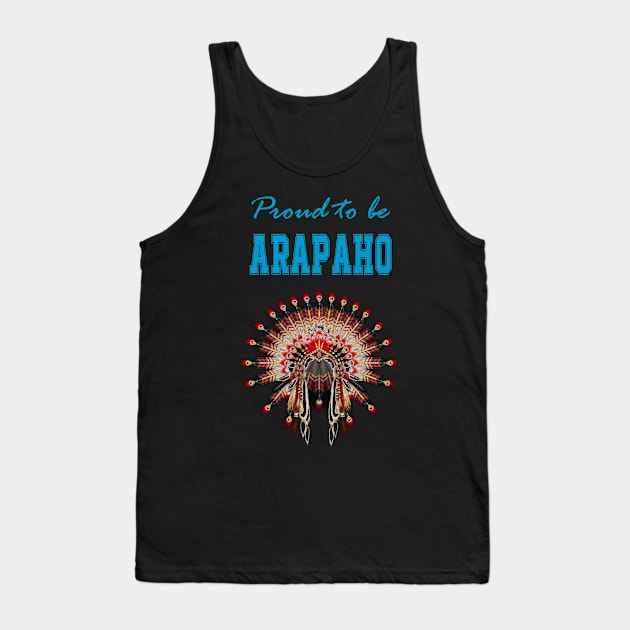 Native American Arapaho  Headdress 7 Tank Top by Jeremy Allan Robinson